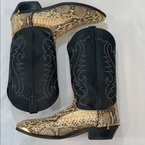 dried out snakeskin boots